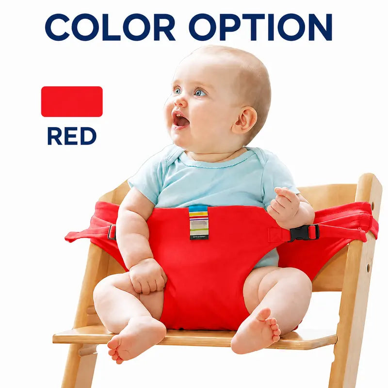 Harness Seat for High Chair Feeding Safety Seat with Strap, Booster Harness Belt Portable Dining Seat Strap🍼🪑