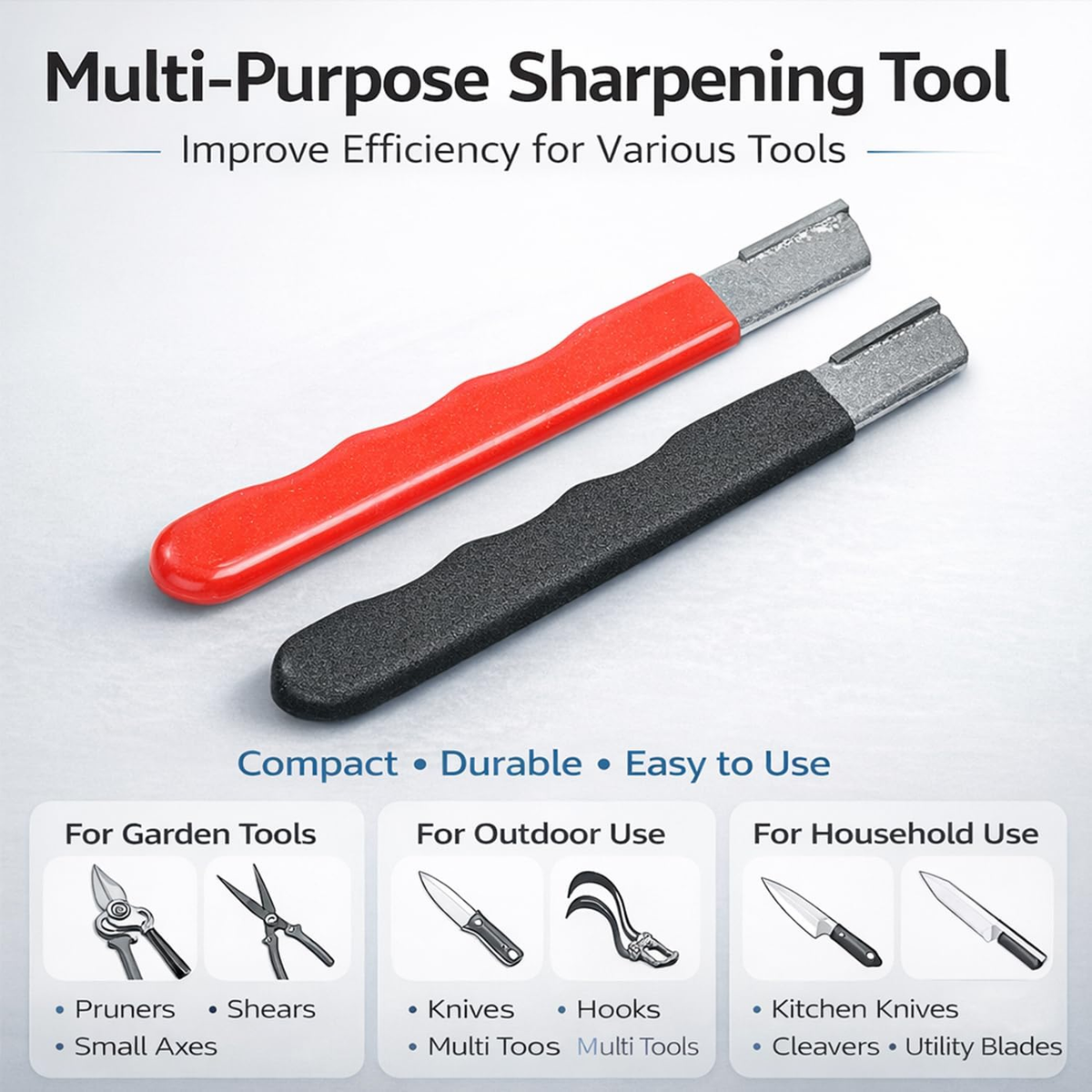 Universal Handheld Knife Sharpening Tool For Kitchen & Garden🔪