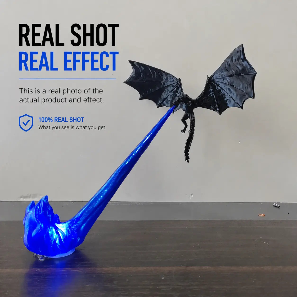 Dragon Flame Book Nook with Light | 3D Printed Mystical Dragon Bookshelf Decor🐉