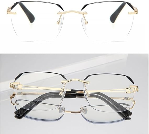Ultra Light Metal Blue Light Blocking Reading Glasses👓