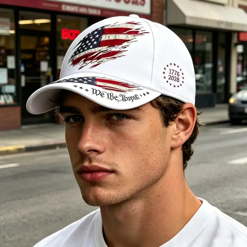250th Anniversary Print Baseball Cap, Adjustable Unisex Sun Cap⭐
