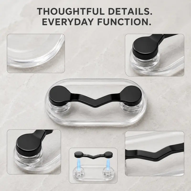 Magnetic Glasses Holder - Premium Strength Magnetic Hold - Fits All Frames👓