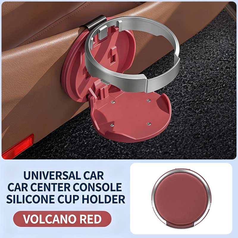 Universal Foldable Car Cup Holder with Hook, Space-Saving Vehicle Drink Holder for Bottles 🚗