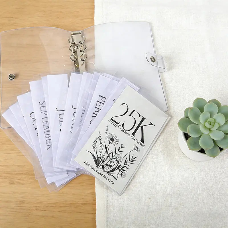 A6 12-Month Money Saving Binder💸
