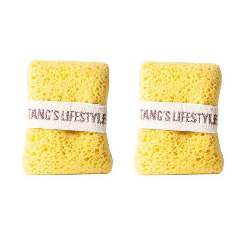 2Pcs Soft Bath Sponge with Soap Pocket, Quick Foaming Shower Scrub Sponge for Smooth Skin & Daily Body Cleaning 🧼