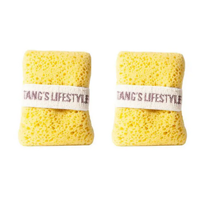 2Pcs Soft Bath Sponge with Soap Pocket, Quick Foaming Shower Scrub Sponge for Smooth Skin & Daily Body Cleaning 🧼