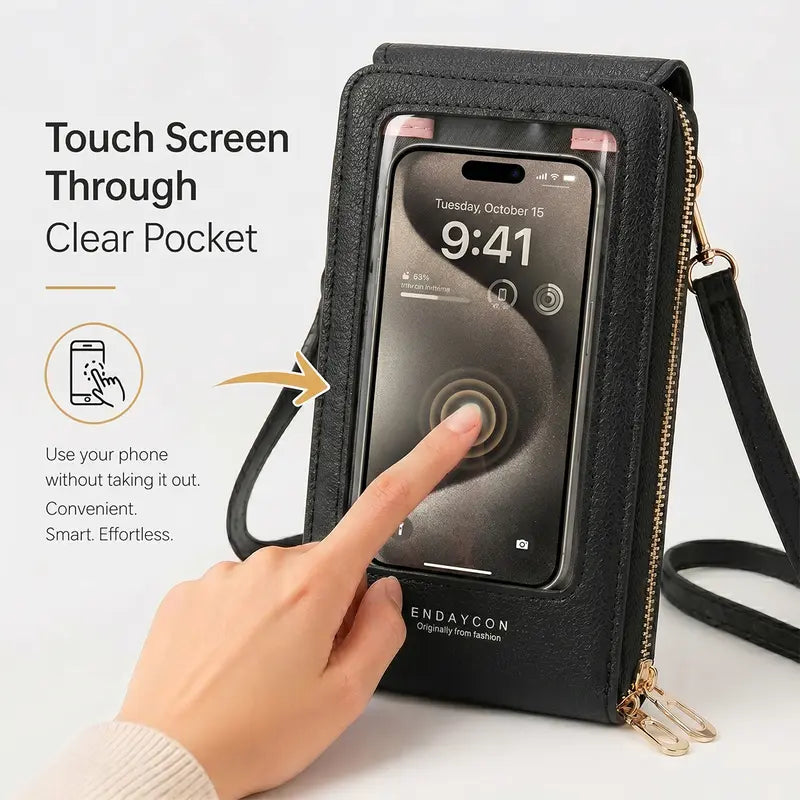 Touchscreen Sensitive Phone Bag with Multiple Colors, Use Phone Without Taking It Out 📱