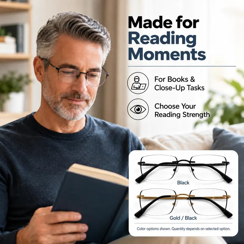 Unisex Progressive Multifocal Photochromic Reading Eyeglasses 👓