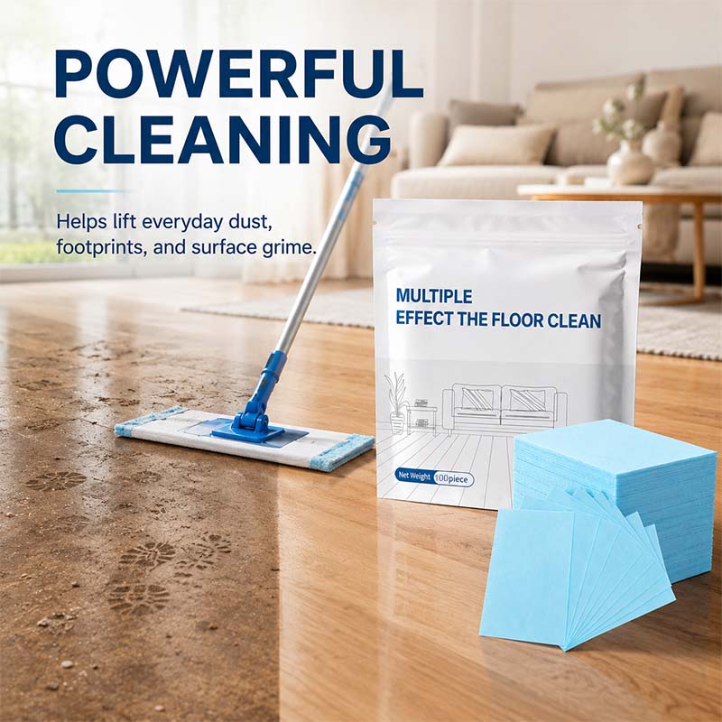 Floor Cleaning Wipes—Instant Cleaning, No Residue