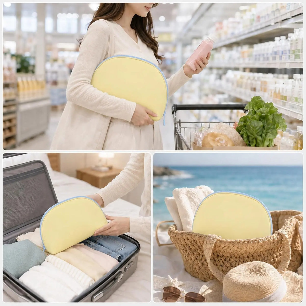 3-in-1 Travel Underwear Storage Bag | Bra Panties Socks Organizer Pouch 🧳