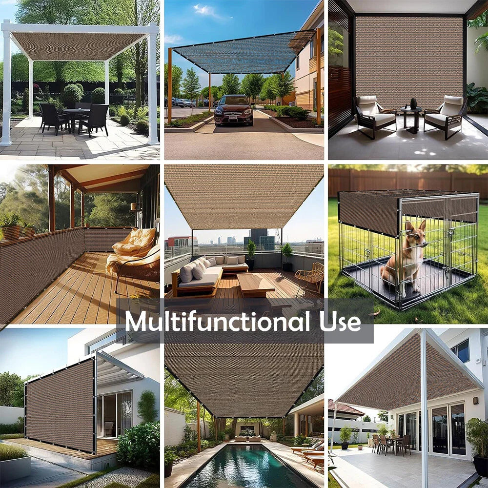Black UV Resistant Sun Shade Net for Garden & Backyard🌳