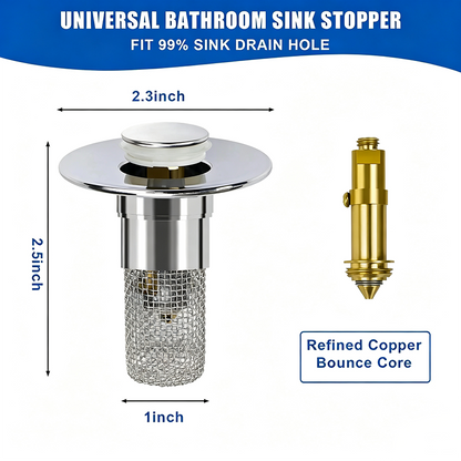 Bathroom Sink Drain Strainer, Pop Up Sink Drain Strain, Bathroom Sink Stopper✨