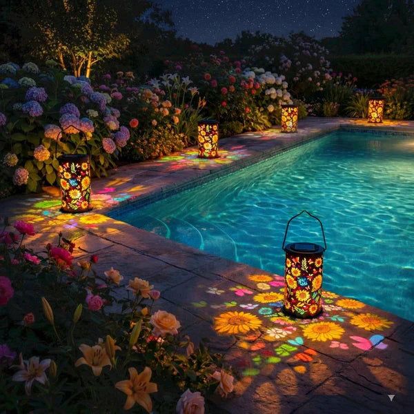 Solar Powered Sunflower Lantern, Colorful Glow Garden Decor🌻