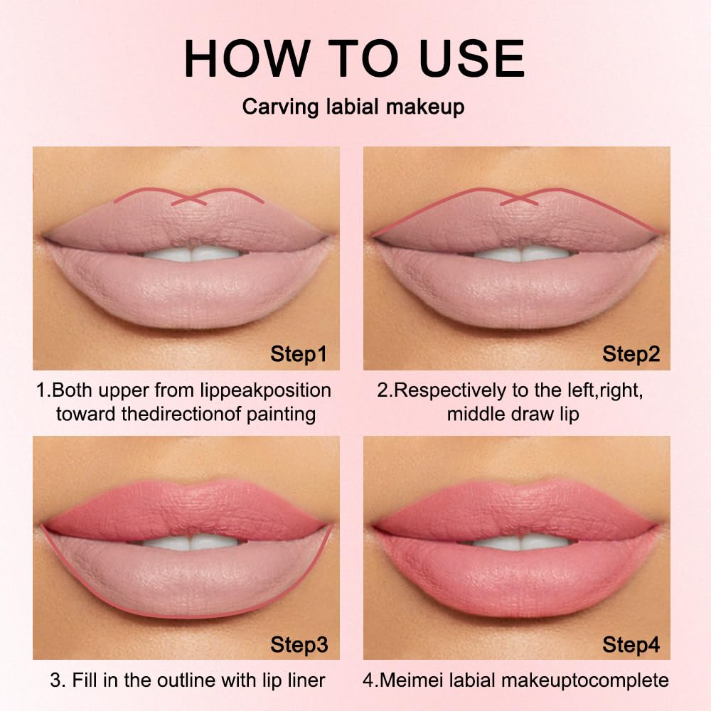 Beginner Step-by-step Lip Shaping Guide
