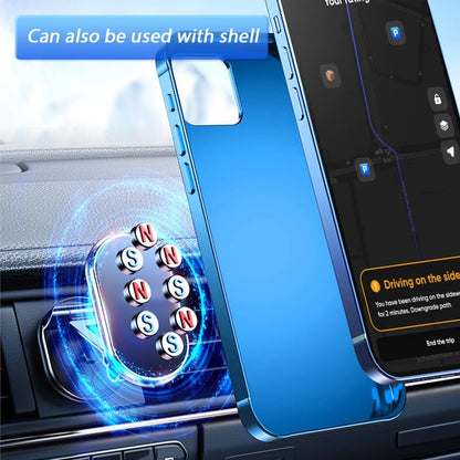 Foldable 360° Rotatable Metal Magnetic Car Phone Holder 🧲
