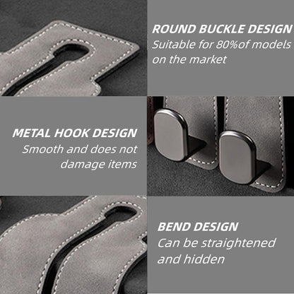 2‑Pack Car Purse Hook, Purse Hook for Car Seats Headrest, Car Seat Hooks 🚗