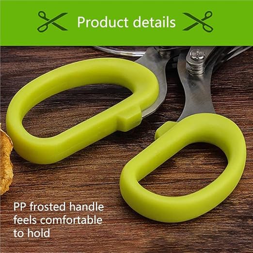 Onion Scissors Multi-Layer Ergonomic Plastic Shredded Paper Scissors Kitchen Tools✂️