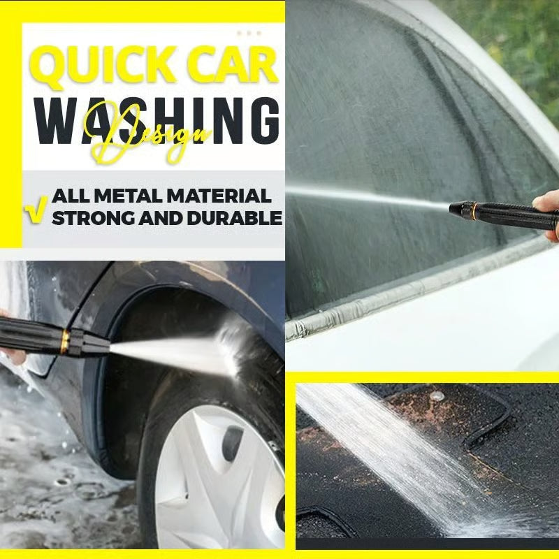 Upgraded adjustable spray gun, perfect for cleaning cars, gardens, and pets 🔫
