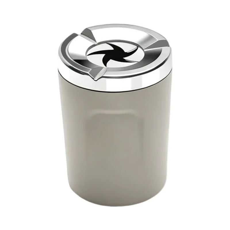 Rotating Sealed Lid Car Ashtray Odor Resistant Auto Cigarette Ashtray Fits Vehicle Cup Holder🌸