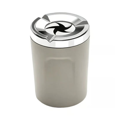 Rotating Sealed Lid Car Ashtray Odor Resistant Auto Cigarette Ashtray Fits Vehicle Cup Holder🌸