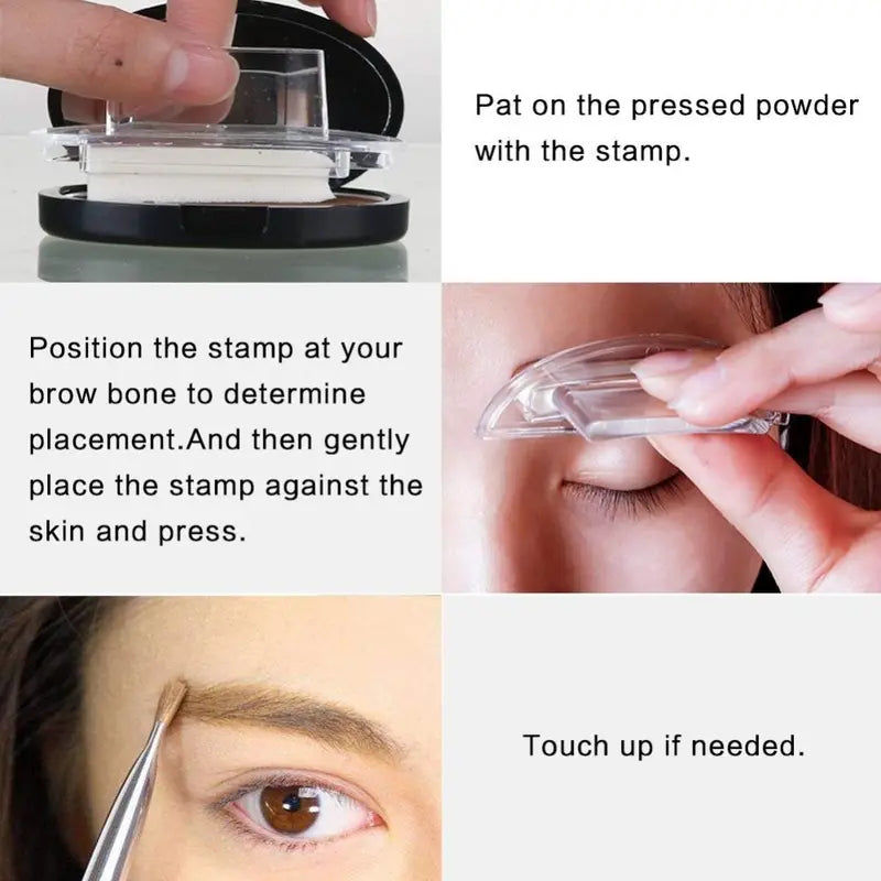 One Touch Eyebrow Stamp Makeup Kit 💓