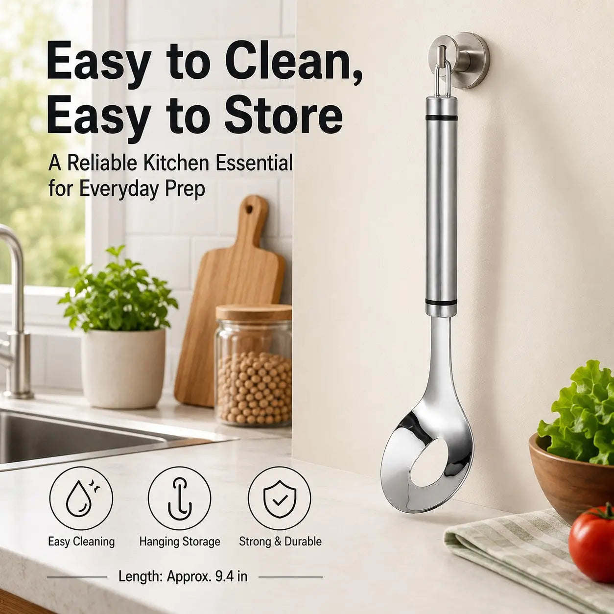 Stainless Steel Meatball Maker Spoon, Non‑Stick Meat Ball Extrusion Scoop 🍲
