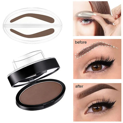 One Touch Eyebrow Stamp Makeup Kit 💓