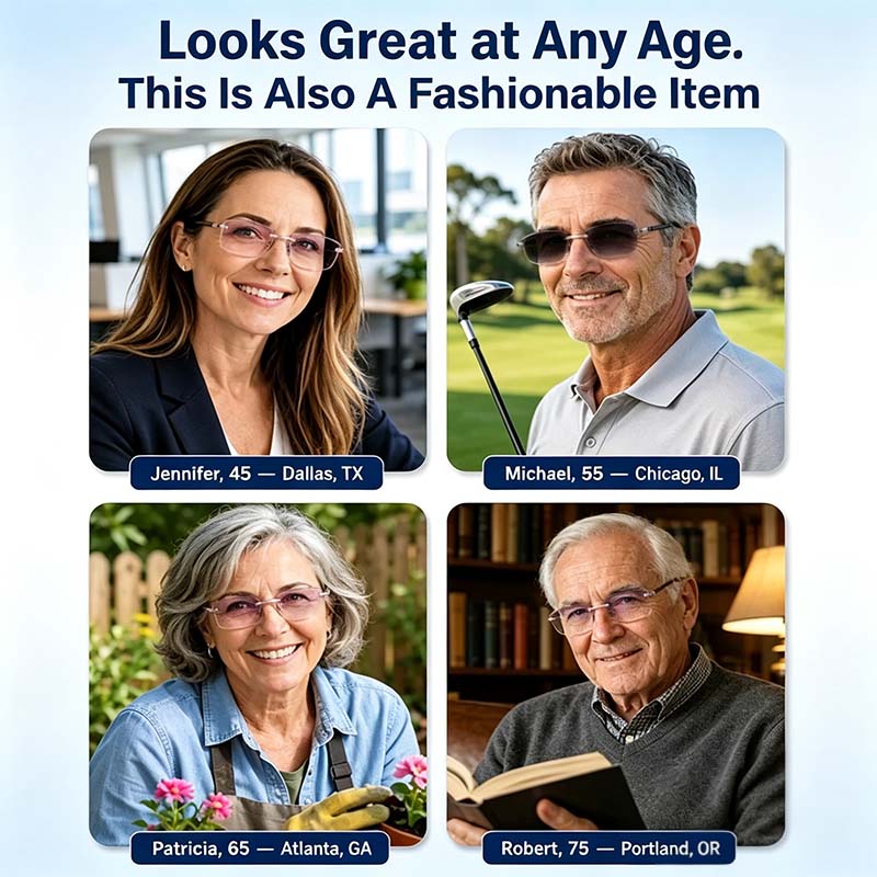 Smart Zoom Diamond-Cut Reading Glasses 👓