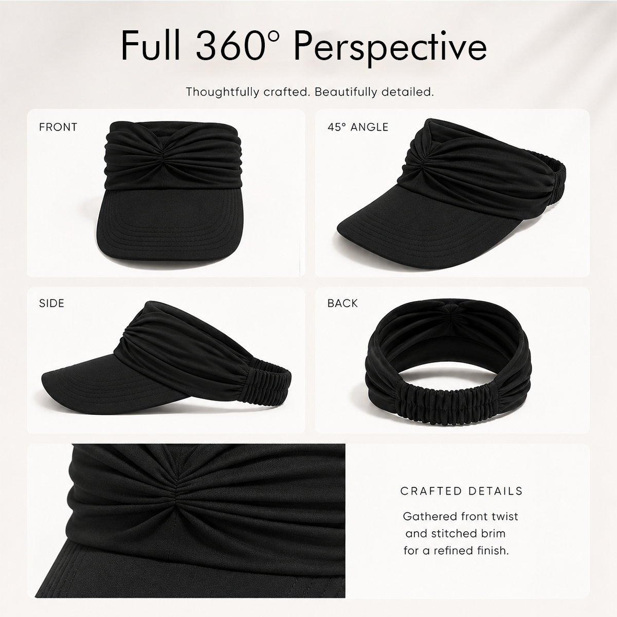 ☀️ Women's UPF 50+ UV-Protective Sun Hat with Open Top