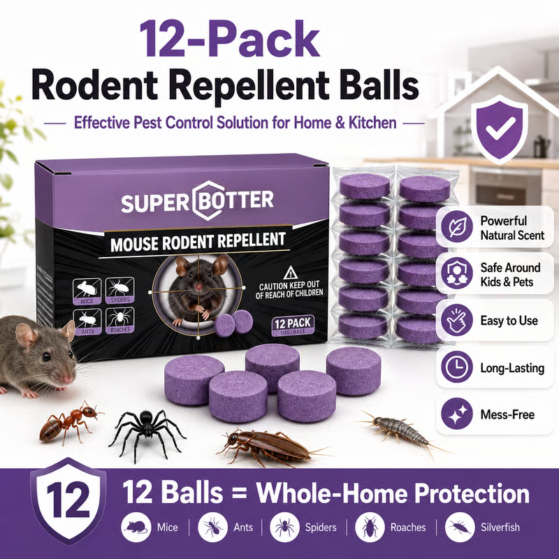 12 pack rodent repellent balls