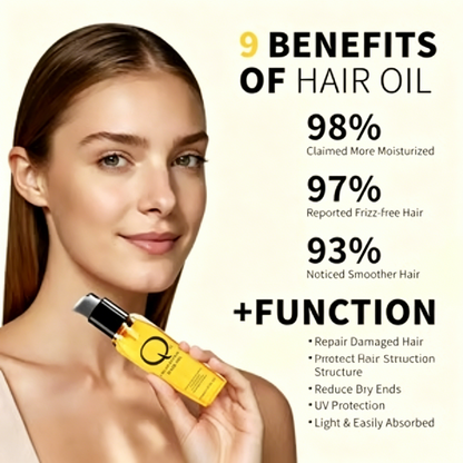 Moroccan Argan Coconut Hair Oil 100ml | Non-Greasy Reduce Hair Loss🌰