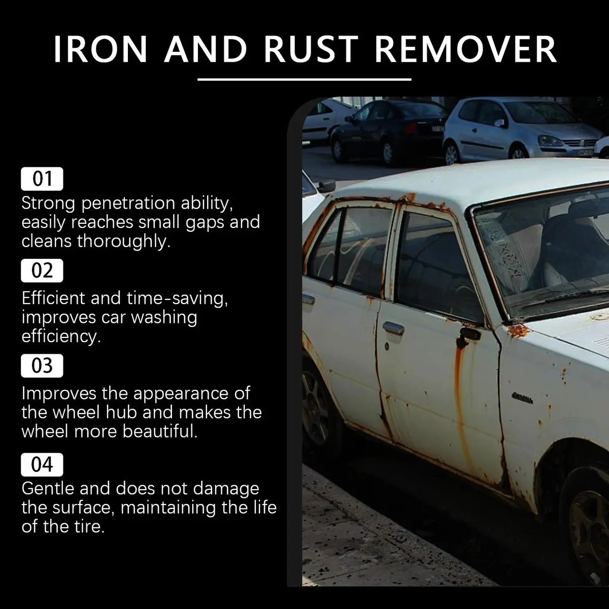 🧲Car Iron Remover Spray Heavy Duty Rust Dissolver