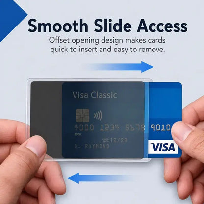 Anti-Spy Privacy Card Sleeve, Protective Card Holder with Privacy Film💳