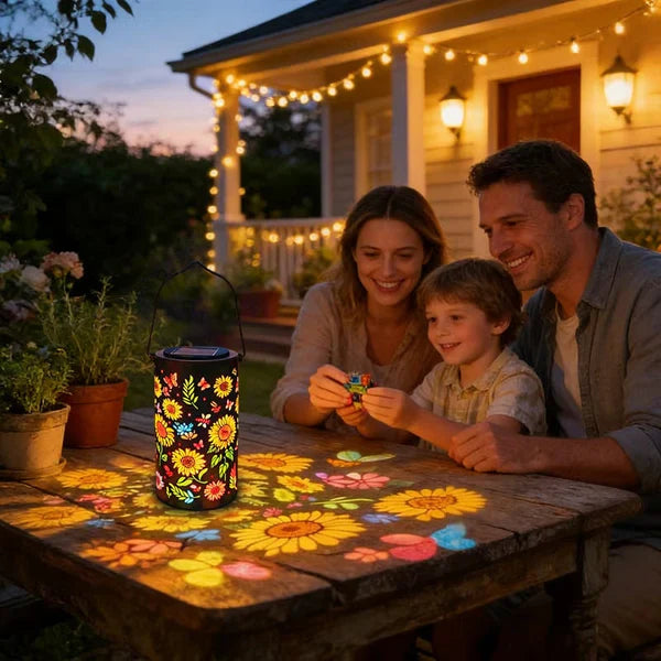 Solar Powered Sunflower Lantern, Colorful Glow Garden Decor🌻