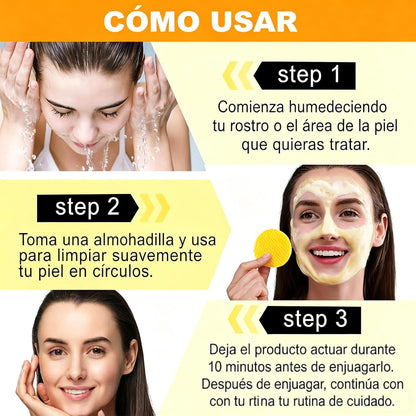 Turmeric & Kojic Acid Cleansing Pads,20pcs🟡