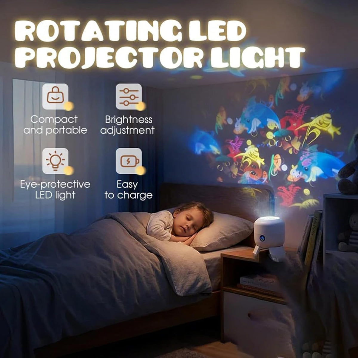 Dynamic LED Projector Lights: Give Your Room a Fresh New Look🌌