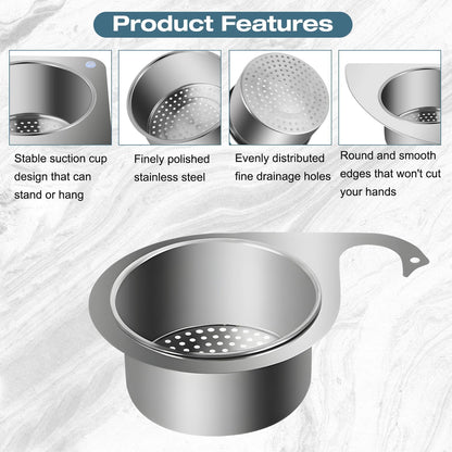 Stainless Steel Swan Sink Strainer Basket🚰