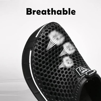Unisex Quick-Dry Mesh Slip-On Mules,Women's and Men's Lightweight Non-Slip EVA Summer Footwear 🥿