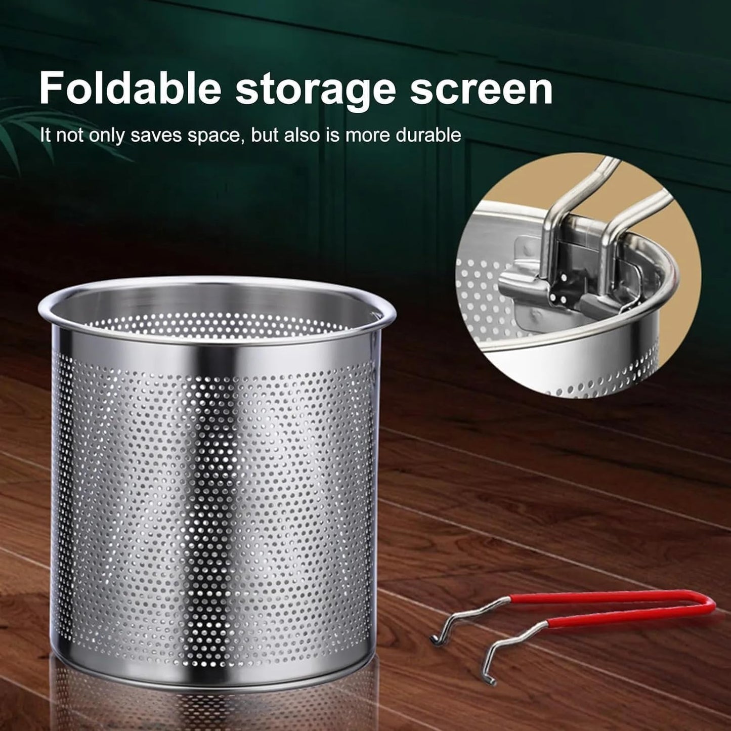 Stainless Steel Deep Fryer Set - 1-Person Mini Pot with Fry Pot, Filter Basket & Food Clip 🍳