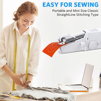 Portable Miniature Handheld Sewing Machine- Beginner-Simple Operation 🧵