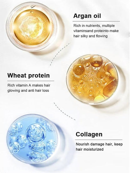 Hair Treatment Deep Repair Conditioning Argan Oil Collagen Hair✨