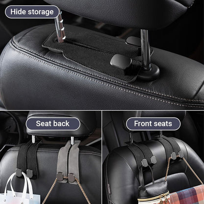 2‑Pack Car Purse Hook, Purse Hook for Car Seats Headrest, Car Seat Hooks 🚗