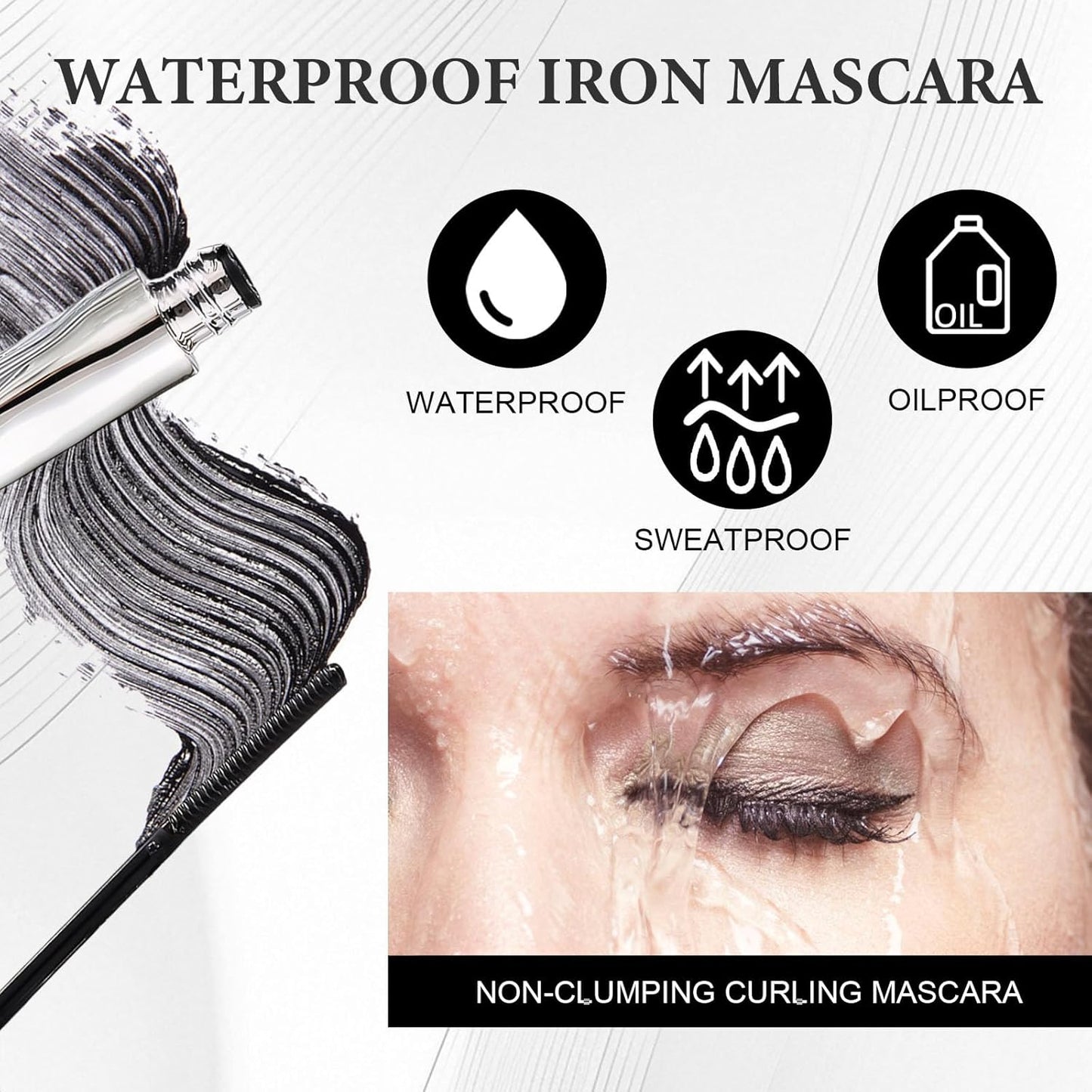 This mascara creates thick, long, and curled lashes🖤