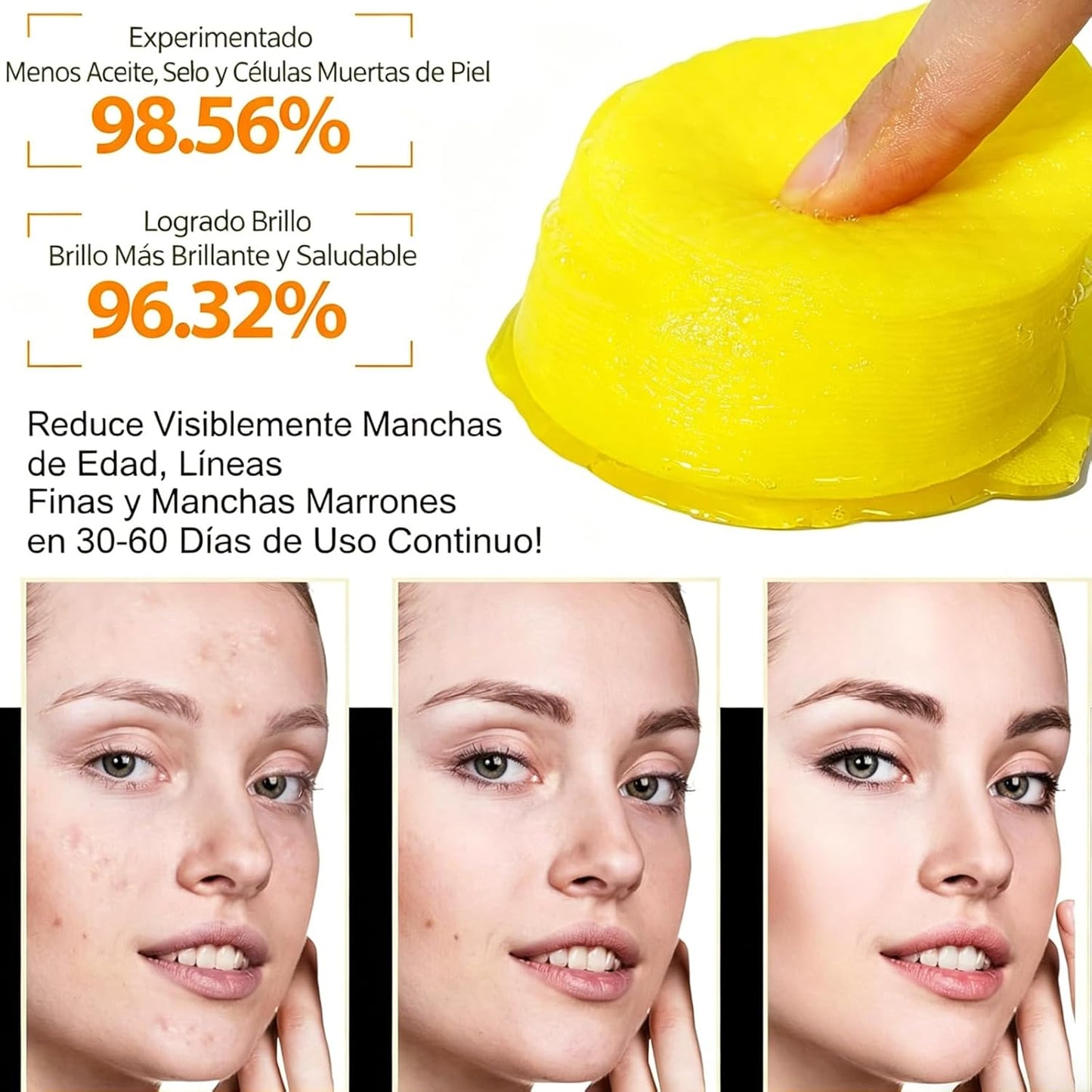 Turmeric & Kojic Acid Cleansing Pads,20pcs🟡
