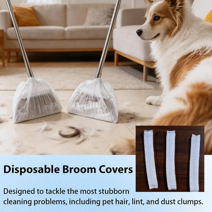 50 Pcs Disposable Static Duster Refill Sheets, Floor & Gap Dust Cleaner 🧹