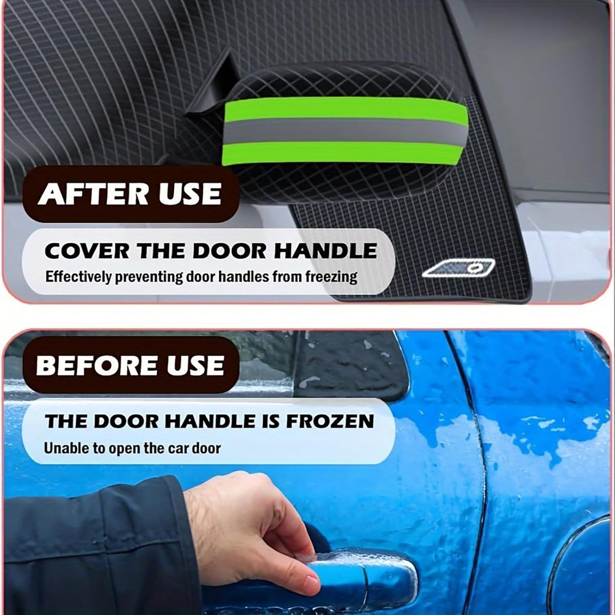 Car Windshield Protector Cover, Waterproof Against Snow Ice Frost Dust Rain ❄️
