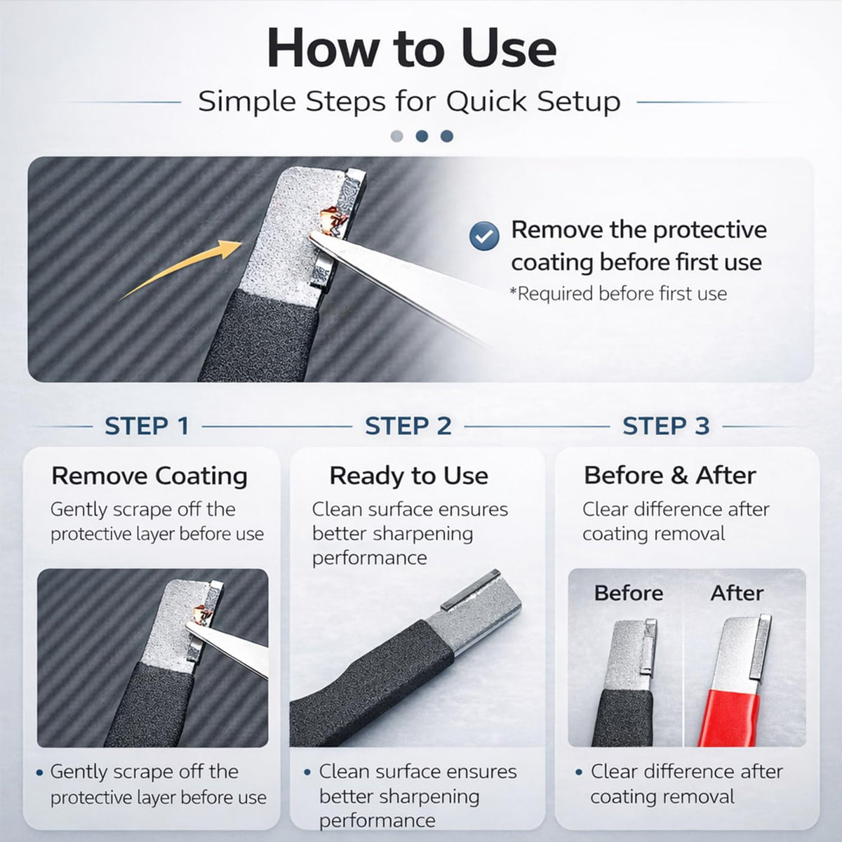 Universal Handheld Knife Sharpening Tool For Kitchen & Garden🔪