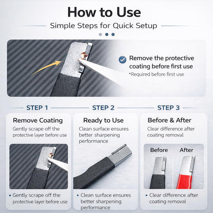 Universal Handheld Knife Sharpening Tool For Kitchen & Garden🔪