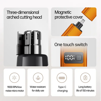 Electric Nose Hair Trimmer,Professional Painless🧔