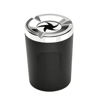 Rotating Sealed Lid Car Ashtray Odor Resistant Auto Cigarette Ashtray Fits Vehicle Cup Holder🌸